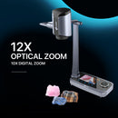 JOYUSING V1X-4K High-Definition 12x Optical Zoom & 10x Digital Zoom Document Camera with 5'' LCD Preview Screen
