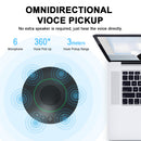 JOYUSING Bluetooth Speakerphone, 6 Mics, Enhanced Voice Pickup, Bluetooth 5, Conference USB Speakerphone 360° Pickup for Business Conference, Video Games, Remote Eduction