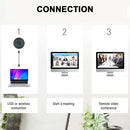 JOYUSING Bluetooth Speakerphone, 6 Mics, Enhanced Voice Pickup, Bluetooth 5, Conference USB Speakerphone 360° Pickup for Business Conference, Video Games, Remote Eduction