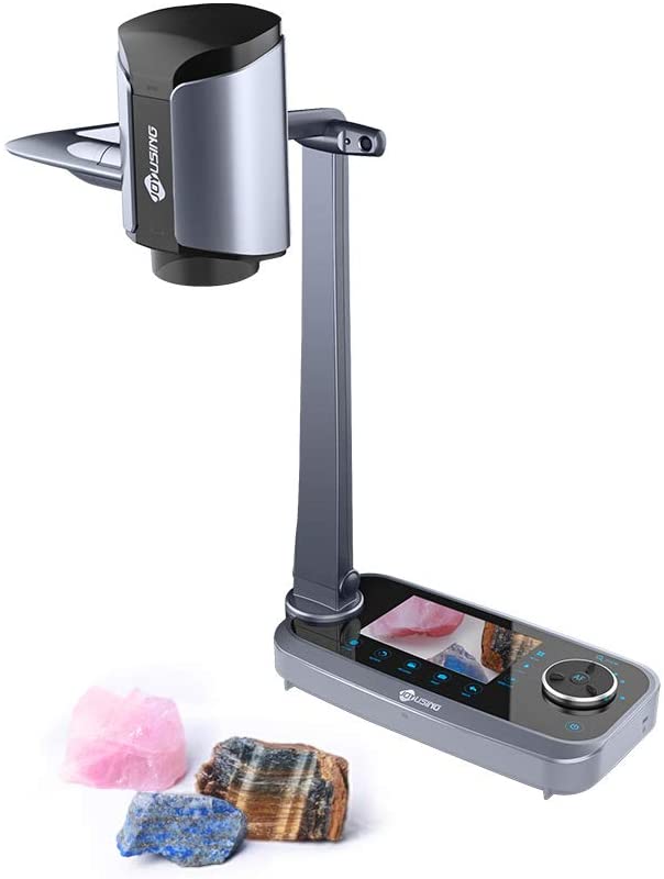 JOYUSING V1X-4K High-Definition 12x Optical Zoom & 10x Digital Zoom Document Camera with 5'' LCD Preview Screen