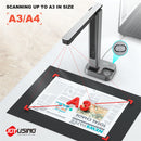 JOYUSING V320 Series USB Book Scanner 16.0MP High Resolution Desktop Book Document File ID Card Scanning Solution for Education Library Office