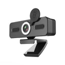 JOYUSING 2K QHD Webcam with Microphone and Speaker, USB PC Computer Web Camera with Ring Light, Privacy Cover, 120-Degree Angle, Plug and Play, Compatible with Zoom/Skype/Teams/Webex