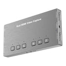JOYUSING JC2H Dual HDMI Video Capture Card for Live Streaming Boardcasting