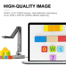JOYUSING 8MP HD USB Document Camera for Teachers with Light, Mac, Windows, Chrome Compatible Excellent for Online Teaching, Distance Learning and Web Conferencing