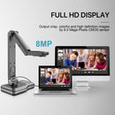 JOYUSING VGA/HDMI/USB Three Mode 8MP Document Camera for Teachers, Mac, Windows, Chrome Compatible Excellent for Online Teaching, Distance Learning and Web Conferencing