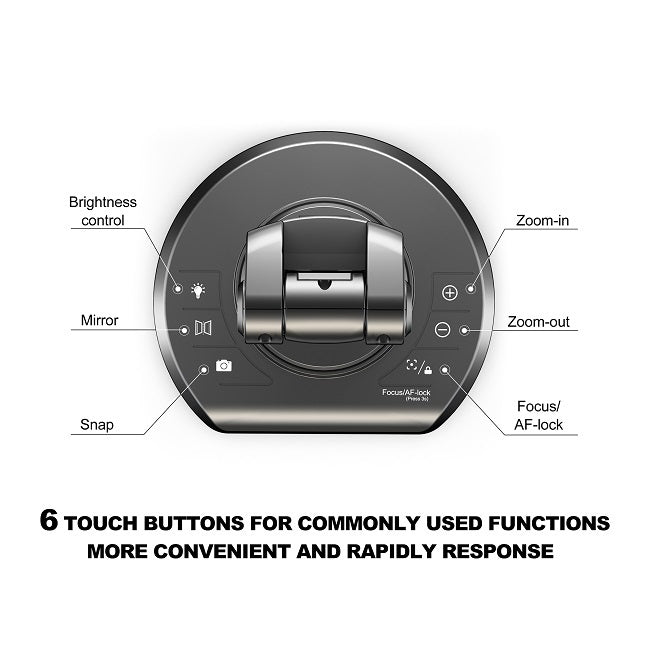 Joyusing V500S-4K New 4K Ultra HD USB Document Camera Education Visualizer with Touch Buttons for Online Class Remote Education Video Conference