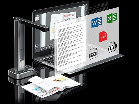 JOYUSING V320 Series USB Book Scanner 16.0MP High Resolution Desktop Book Document File ID Card Scanning Solution for Education Library Office