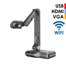 JOYUSING V500W 8MP Document Camera with WIFI/USB/VGA/HDMI Four Connection Modes, A3 Book Scanner with 7200mAh battery